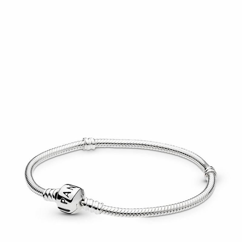 Pandora Moments Snake Chain Bracelet - Sterling Silver - Canada | KJ3660TI